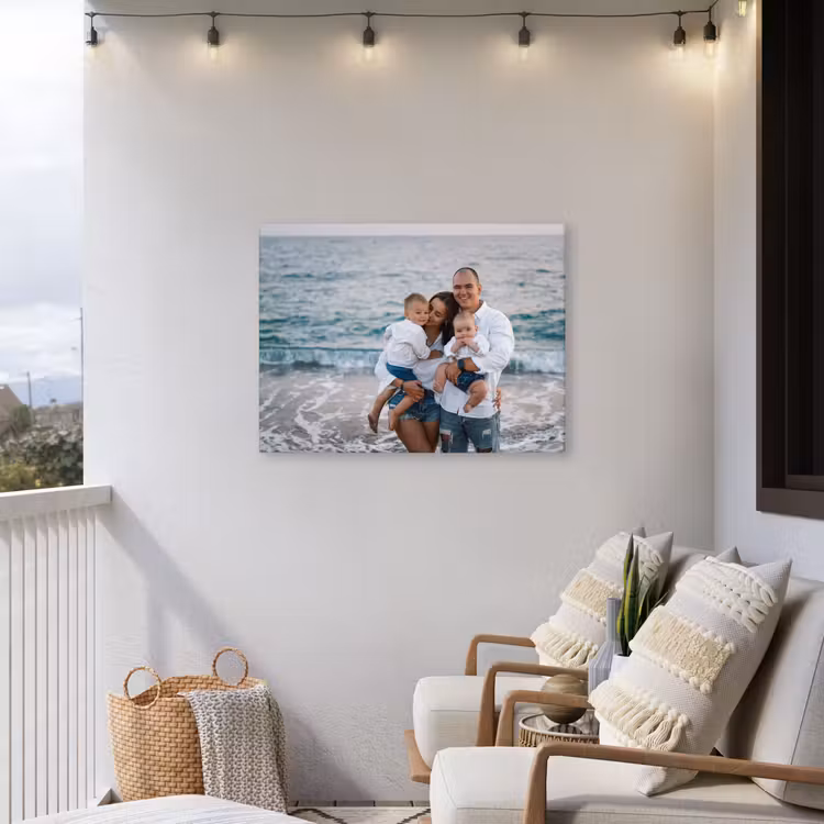 Canvas voor buiten eigen foto — 2