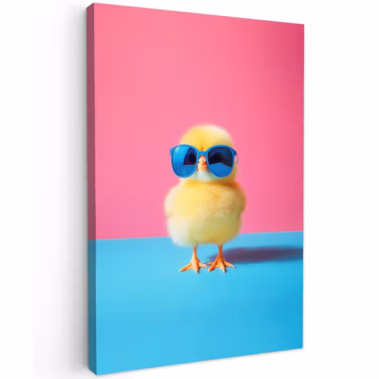 Buiten canvas - Kuiken - Zonnebril - Blauw — 1