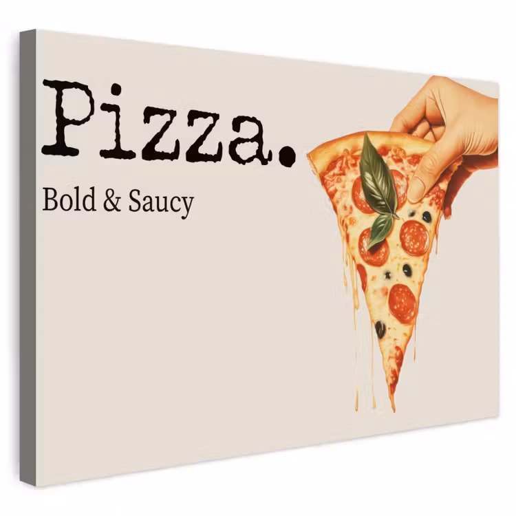 Buiten canvas - Pizza - Kaas - Pepperoni — 1