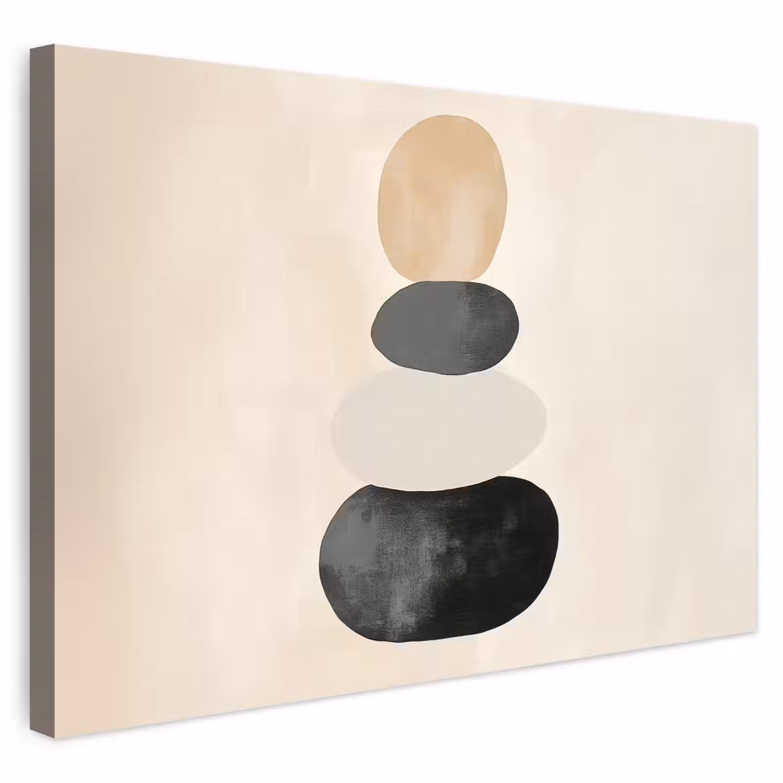 Buiten canvas - Japandi - Wabi sabi - Beige — 1