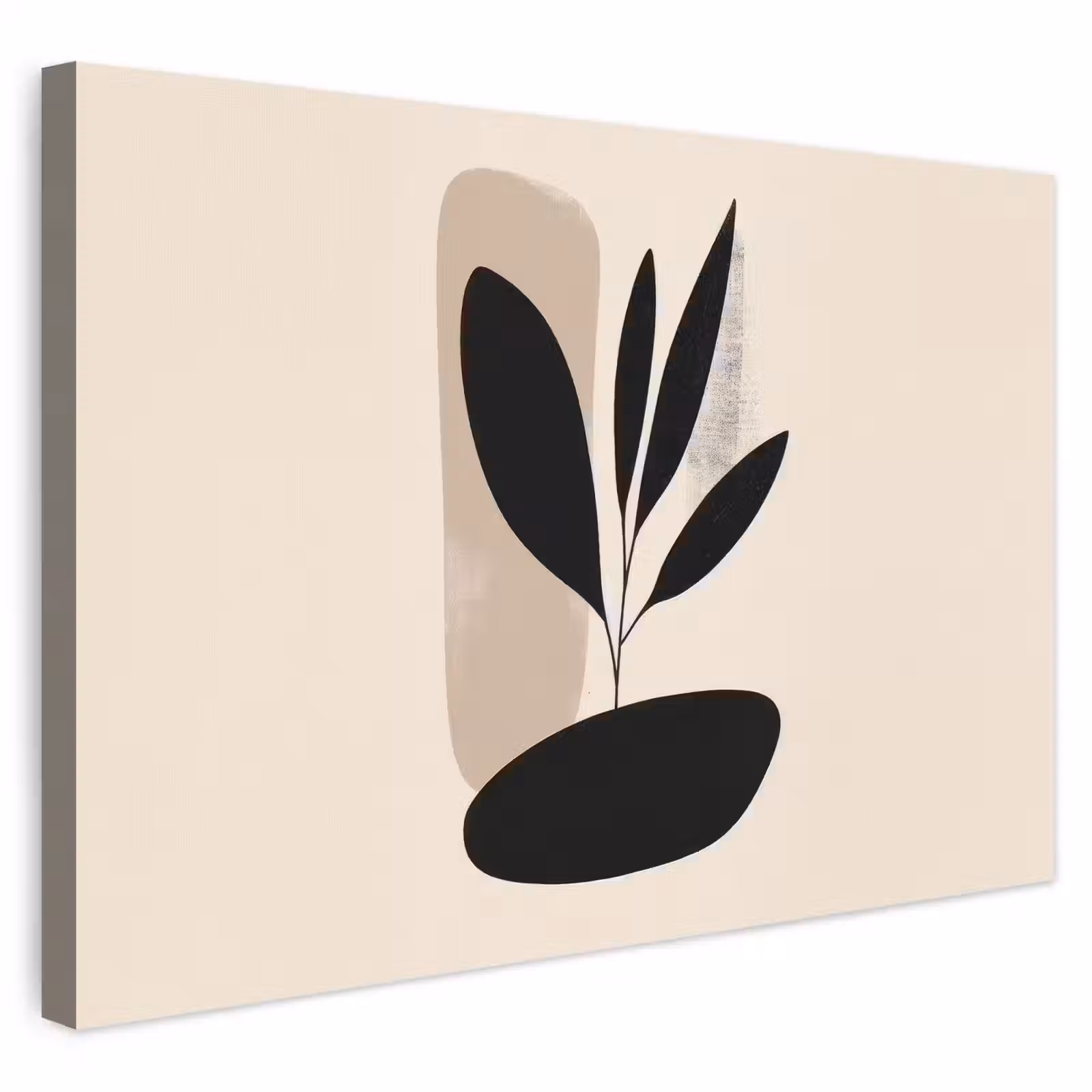 Buiten canvas - Plant - Beige - Japandi — 1