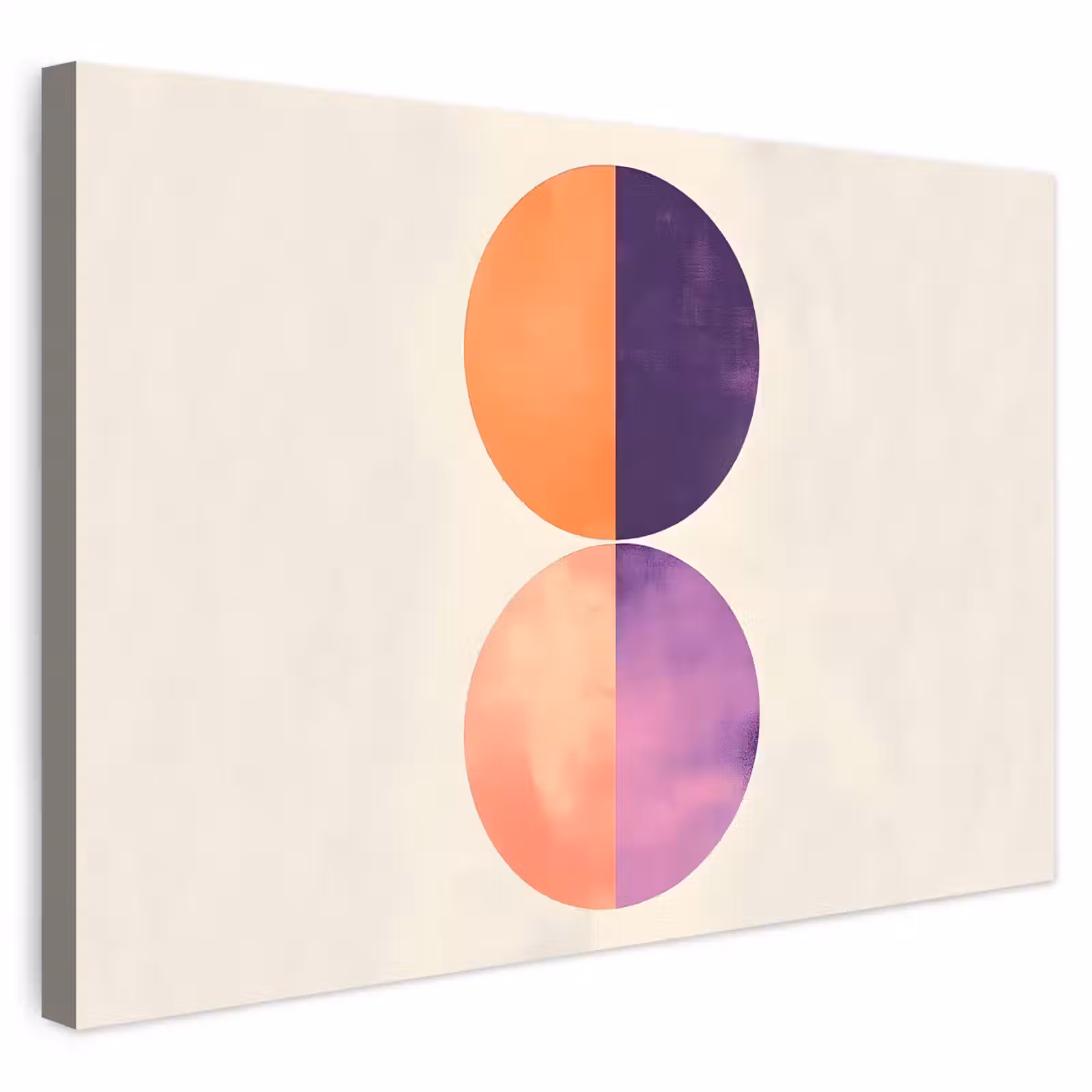 Buiten canvas - Abstract - Cirkels - Paars — 1
