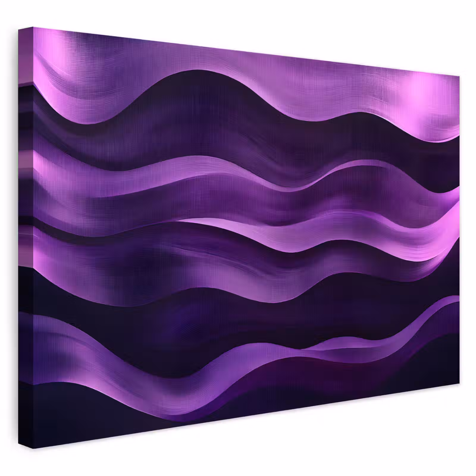 Buiten canvas - Golven - Abstract - Paars — 1