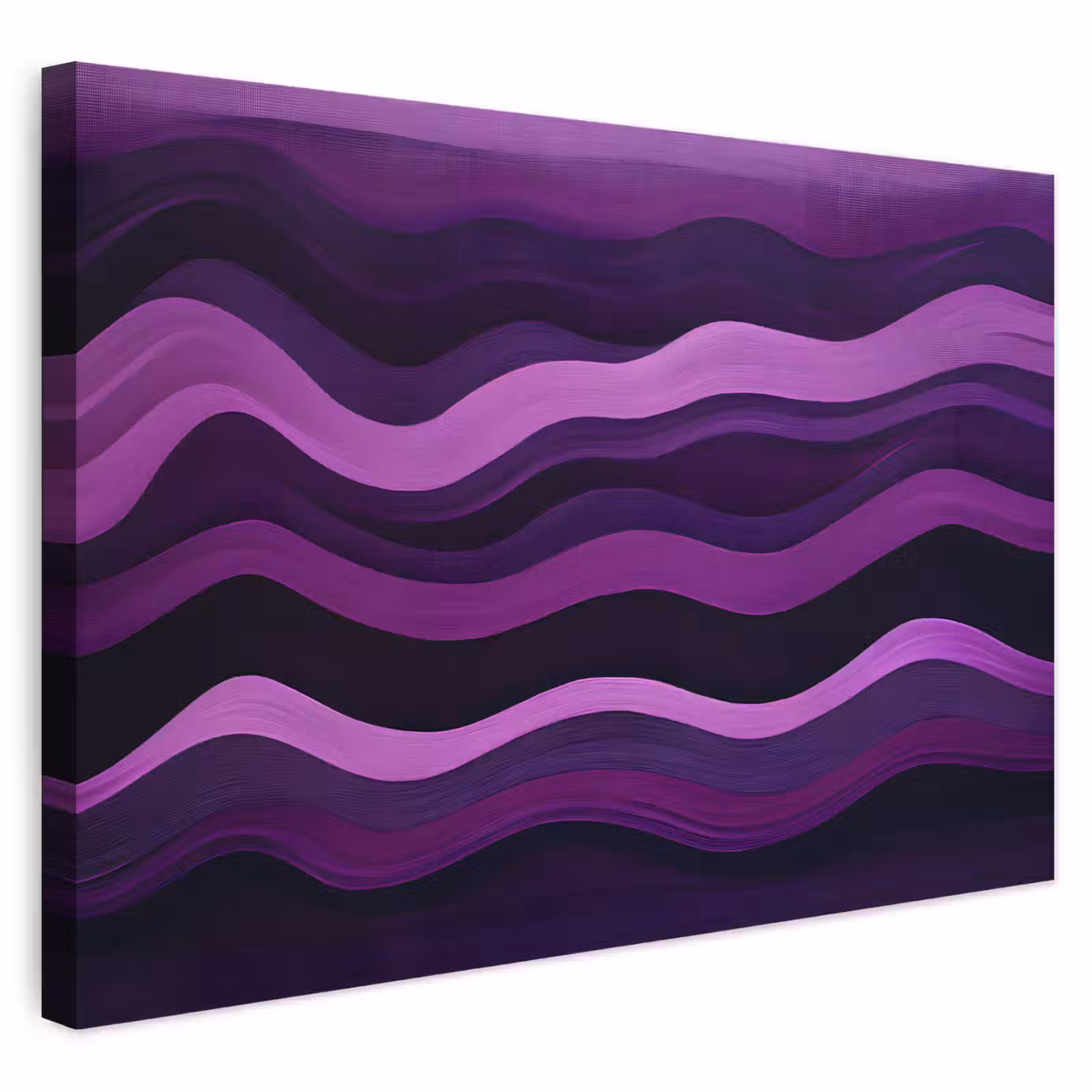 Buiten canvas - Lijnen - Golven - Paars - Abstract — 1