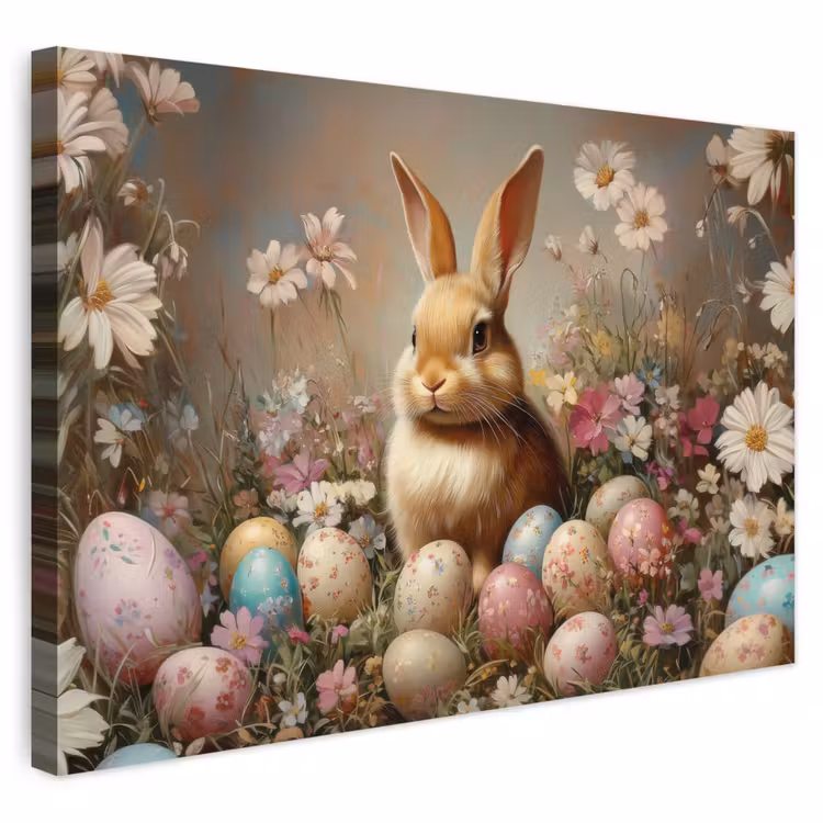 Buiten canvas - Paashaas - Lente - Paaseieren — 1