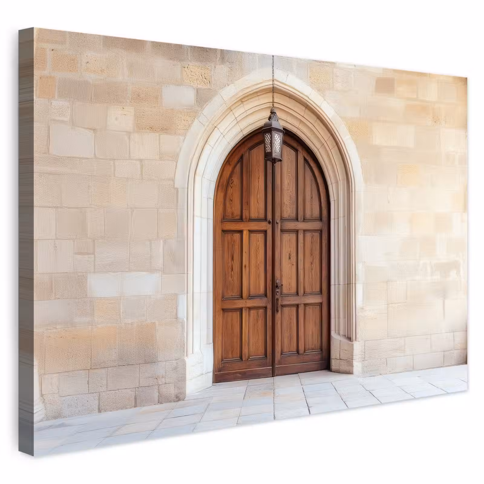 Buiten canvas - Houten - Deur - Lantaarn — 1
