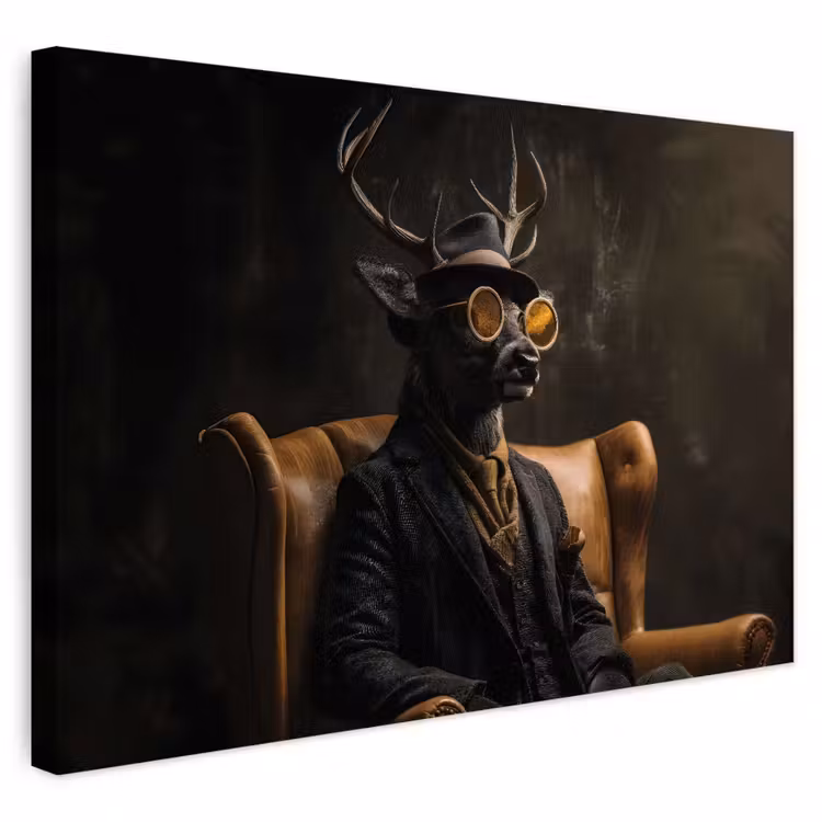 Buiten canvas - Hert - Zonnebril - Zwart - Pak — 1