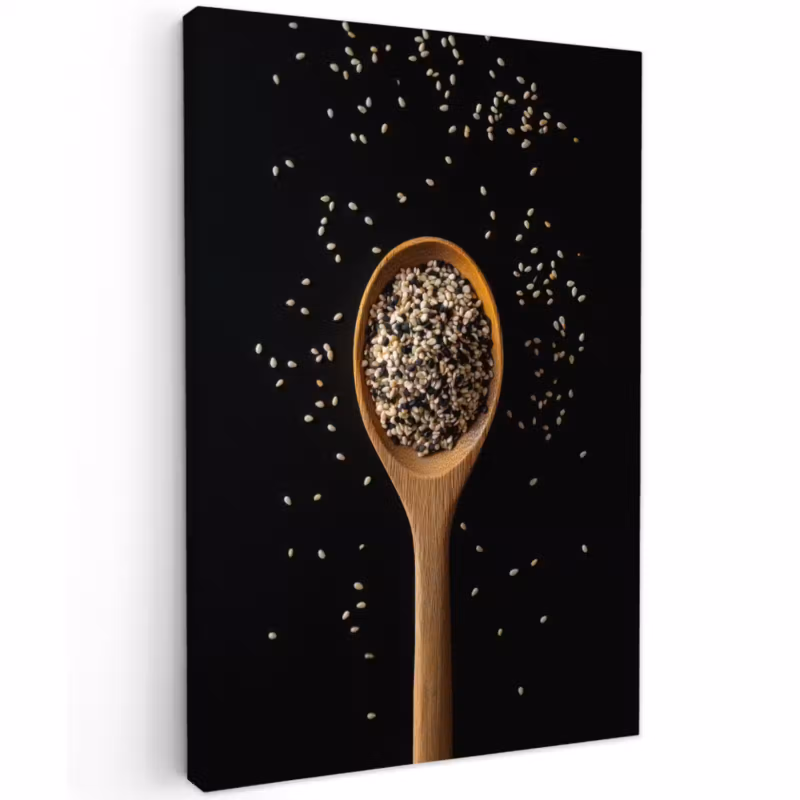 Buiten canvas - Sesam - Lepel - Zwart — 1