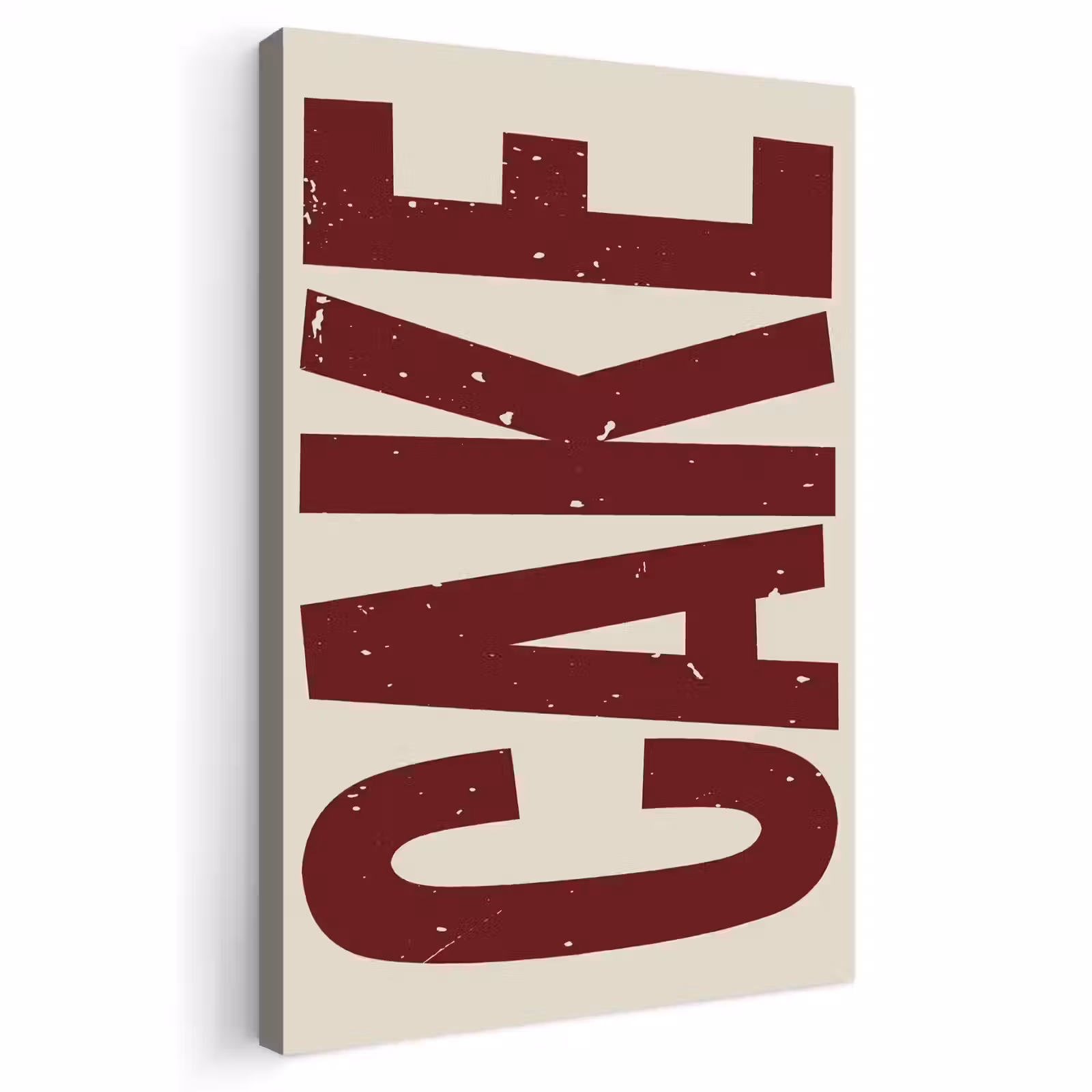 Buiten canvas - Red - Cake - Decoratie - Eten — 1