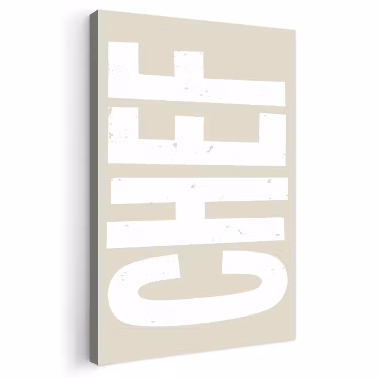 Buiten canvas - Wit - Chef - Decoratie - Japandi — 1