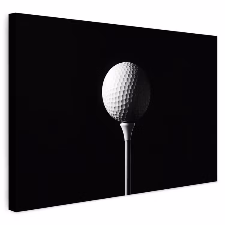 Buiten canvas - Golfbal - Minimalistisch - Wit — 1