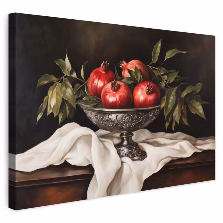 Buiten canvas - Granaatappels - Klassiek - Vintage — 1
