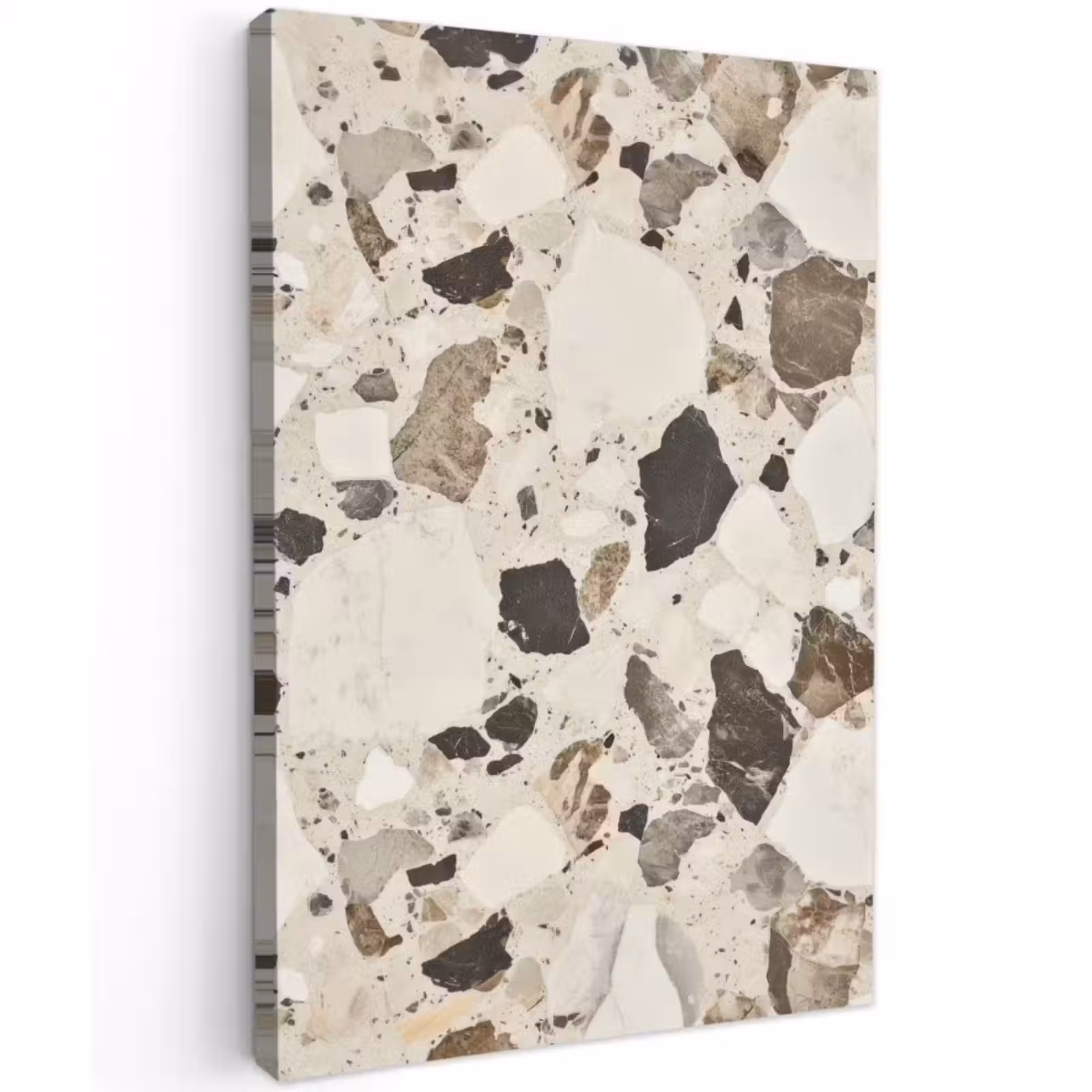 Buiten canvas - Neutral - Stenen - Decoratie - Terrazzo — 1