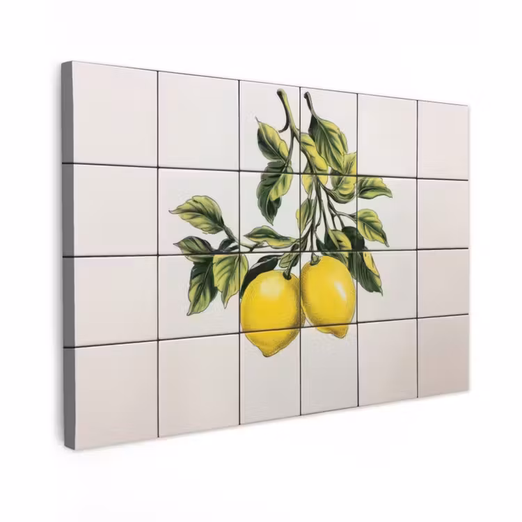 Buiten canvas - Citroen - Decoratie - Keramiek - Takken — 1