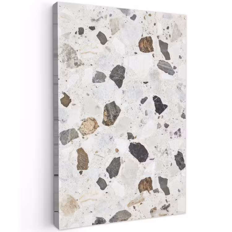 Buiten canvas - Marmer - Terrazzo - Decoratie - Interieur — 1