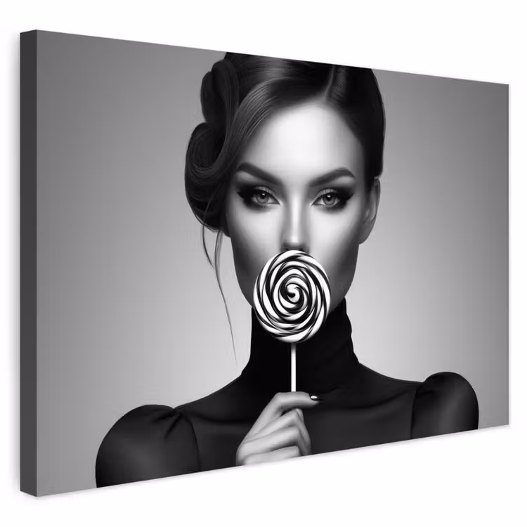 Buiten canvas - Vrouw - Lolly - Zwart — 1