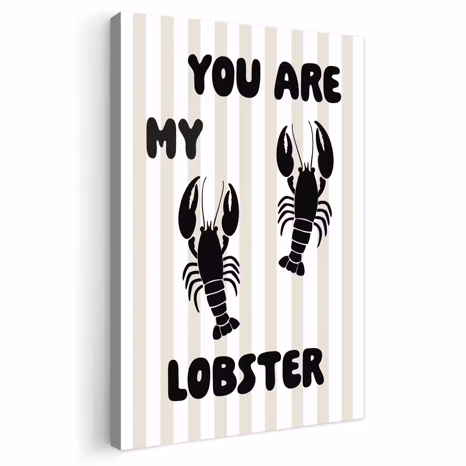 Buiten canvas - Lobster - Beige - Minimalistisch — 1