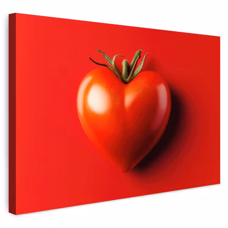 Buiten canvas - Tomaat - Rood - Hart — 1