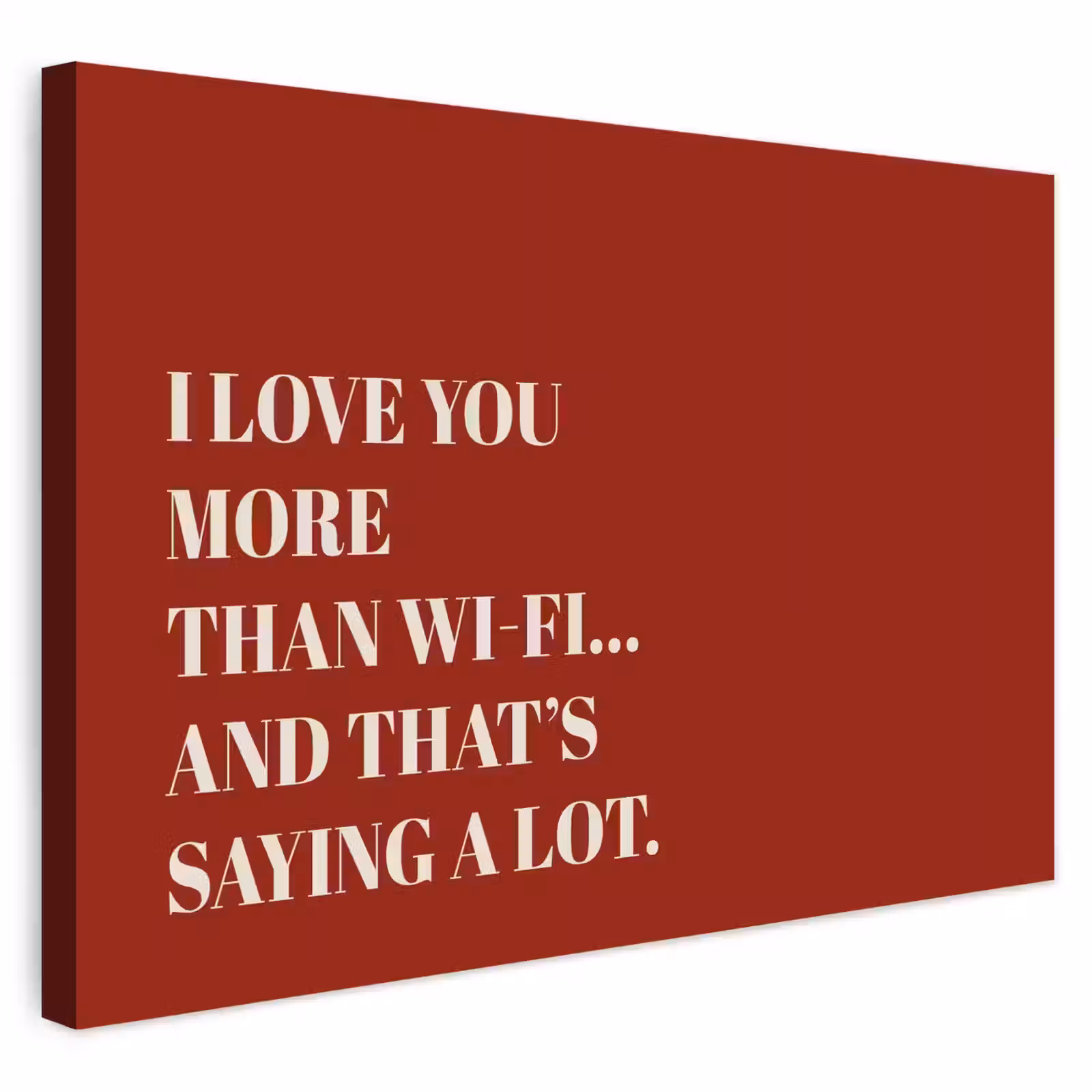 Buiten canvas - Rood - Quote - Liefde — 1
