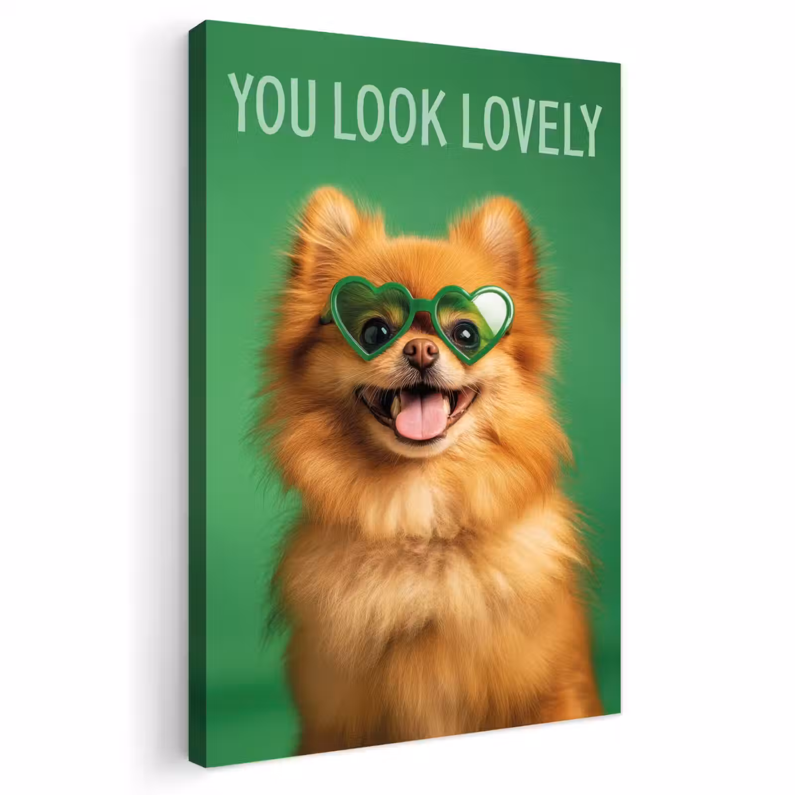 Buiten canvas - Hond - Zonnebril - Valentijn - Love — 1