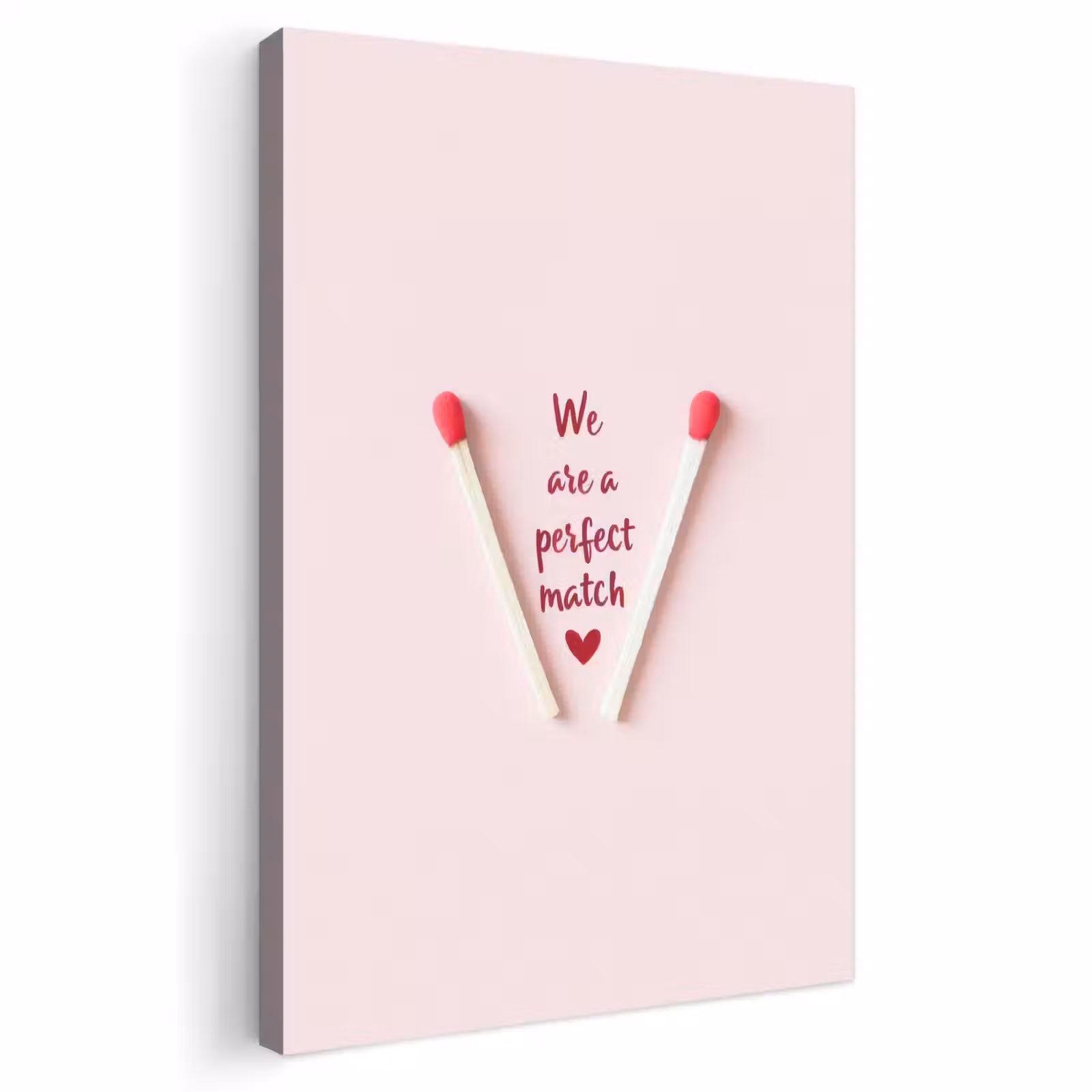 Buiten canvas - Perfect - Minimalistisch - Valentijn — 1