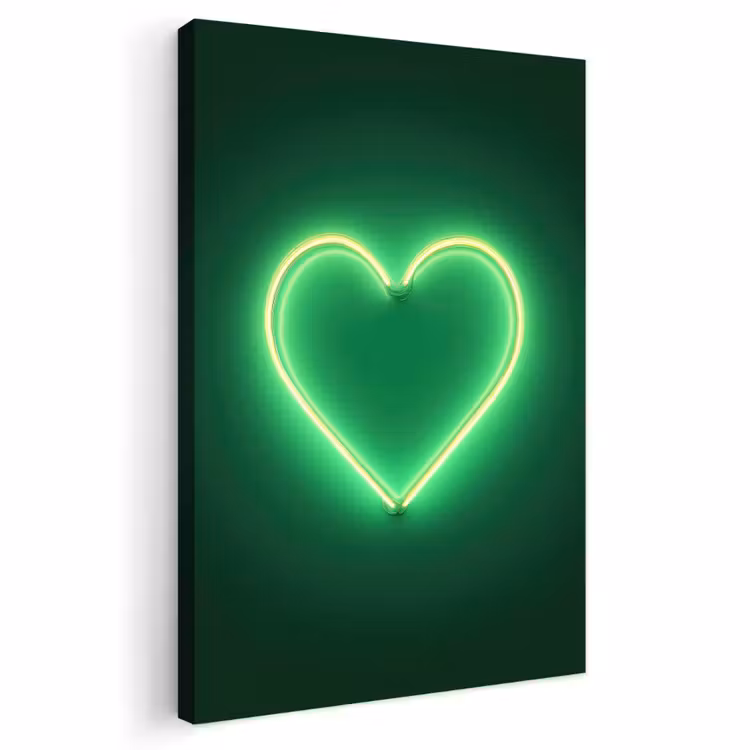 Buiten canvas - Neon - Groen - Licht — 1