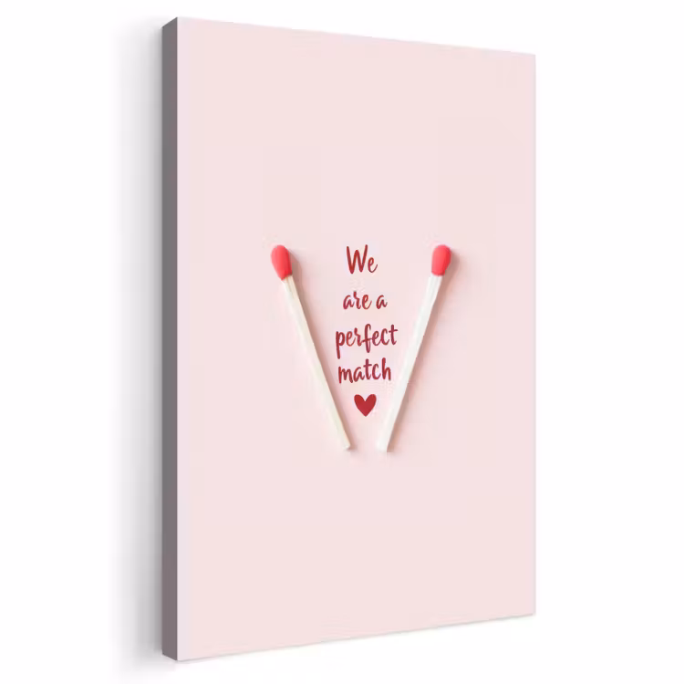 Buiten canvas - Perfect - Minimalistisch - Valentijn — 1