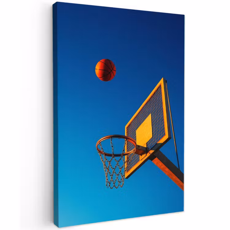 Buiten canvas - Basketbal - Lucht - Ring — 1