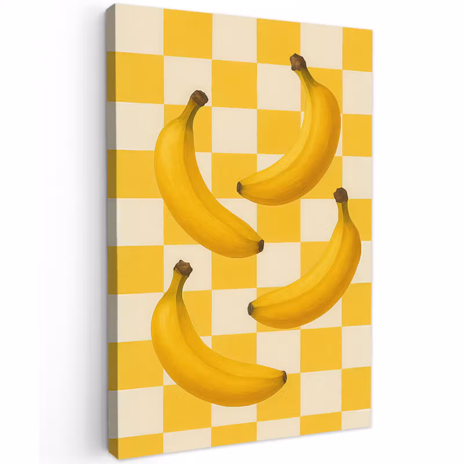 Buiten canvas - Bananen - Geel - Geblokt — 1