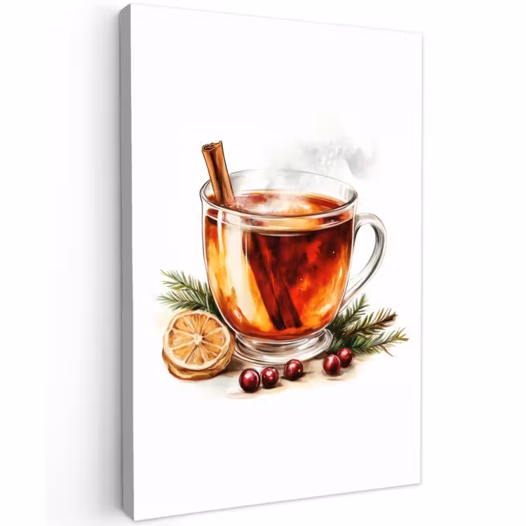 Buiten canvas - Thee - Warm - Winter - Sfeer — 1
