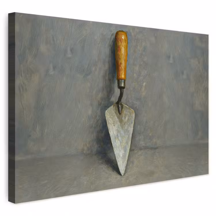 Buiten canvas - Troffel - Verf - Gereedschap — 1