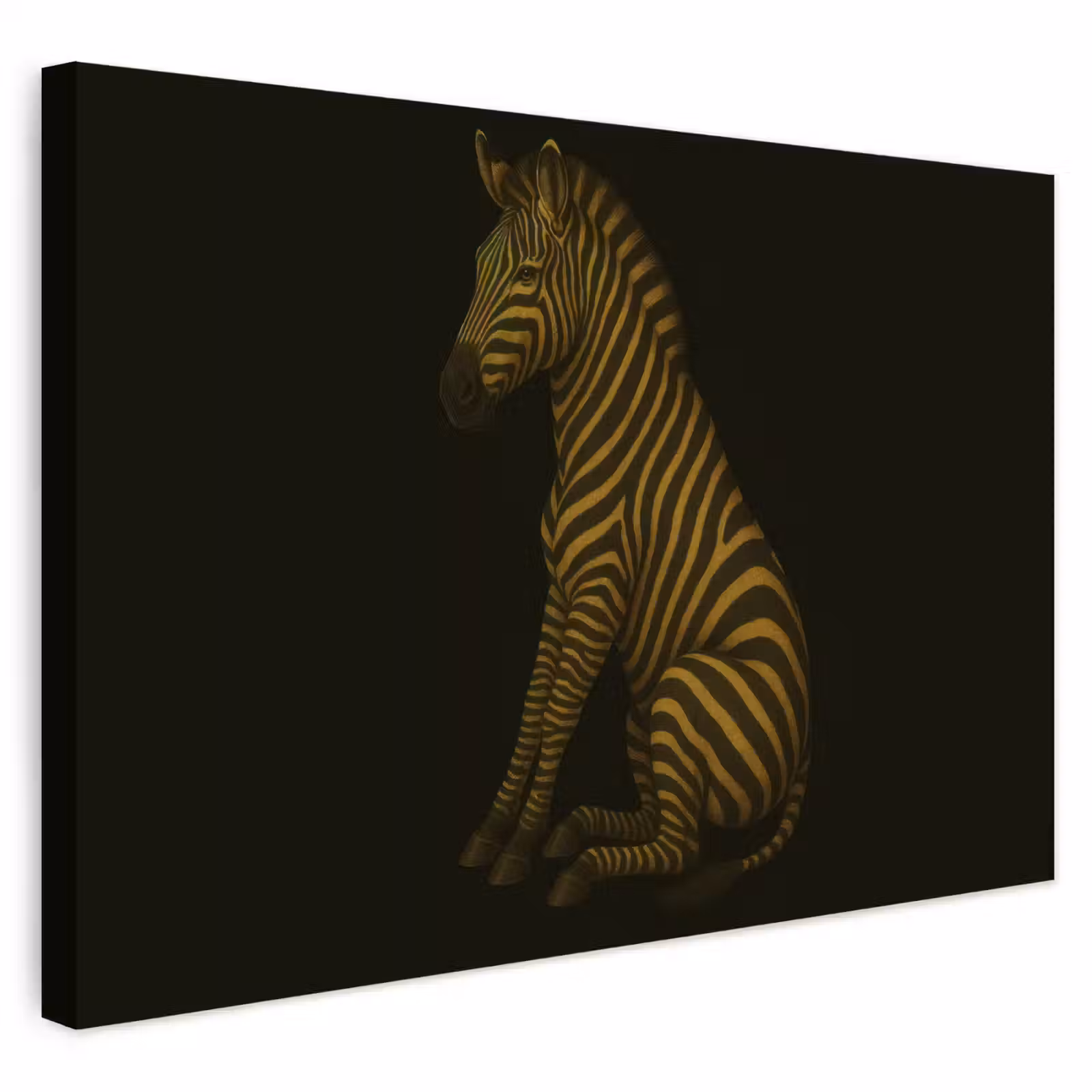 Buiten canvas - Zebra - Strepen - Goud — 1