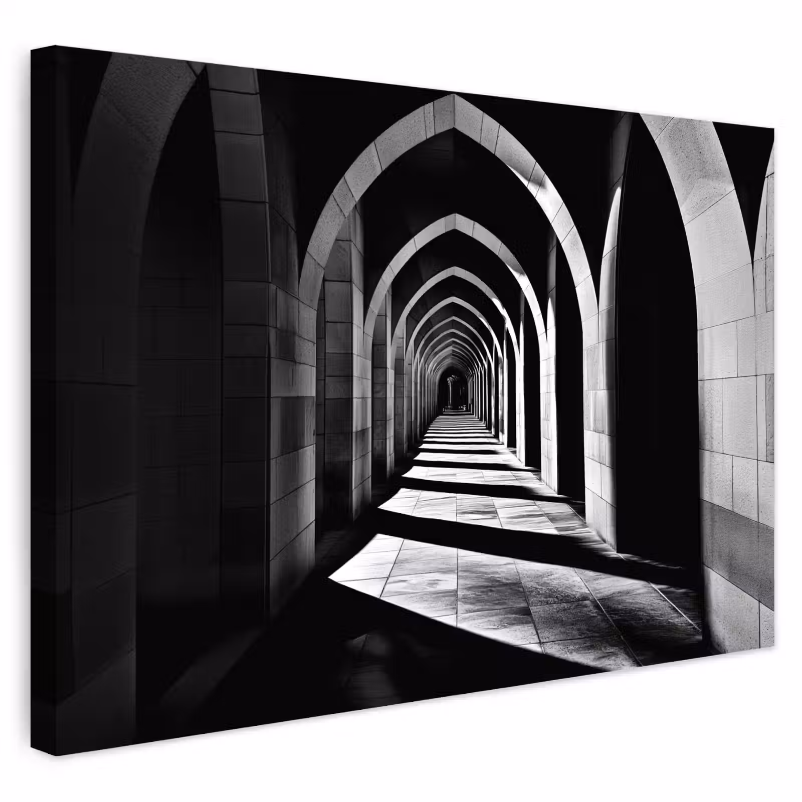 Buiten canvas - Gang - Bogen - Schaduw - Diepte — 1