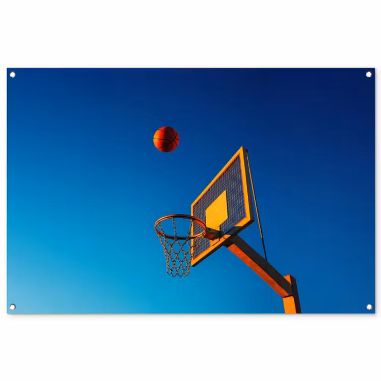 Tuinposter - Basketbal - Lucht - Ring — 1