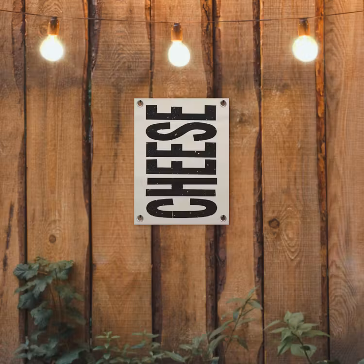 Tuinposter - Kaas - Decoratie - Beige - Cheese — 3