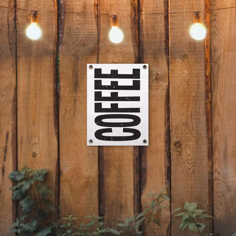 Tuinposter - Koffie - Decoratie - Japandi - Vintage — 3