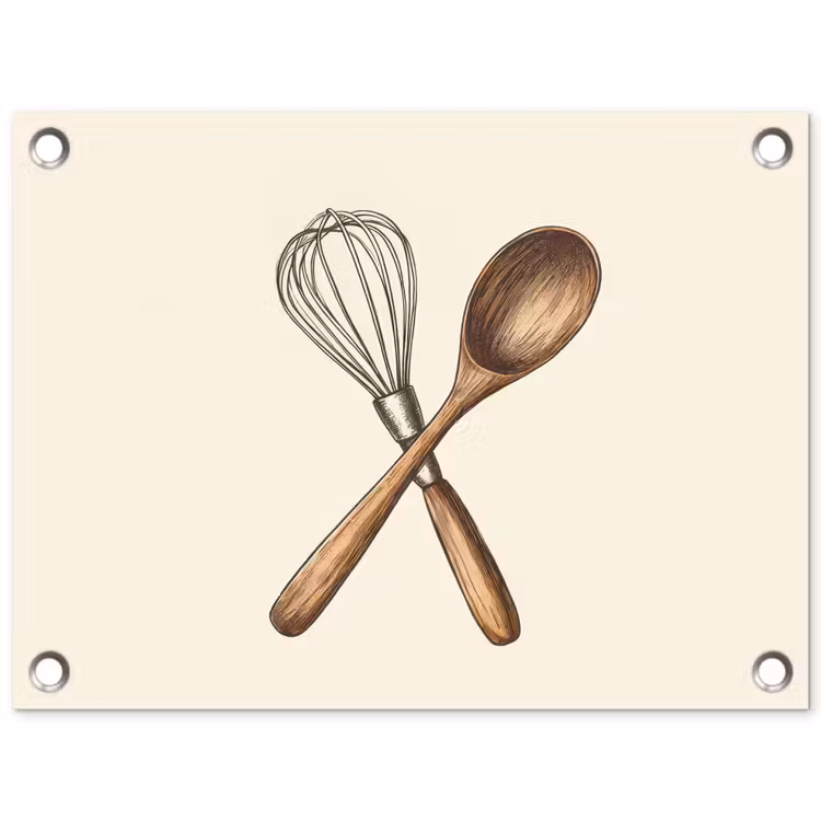 Tuinposter - Garde - Hout - Beige — 1