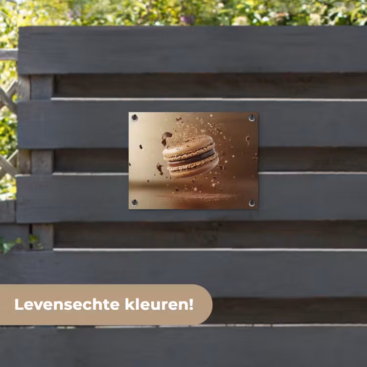 Tuinposter - Chocolade - Macarons - Eten - Snoep — 6