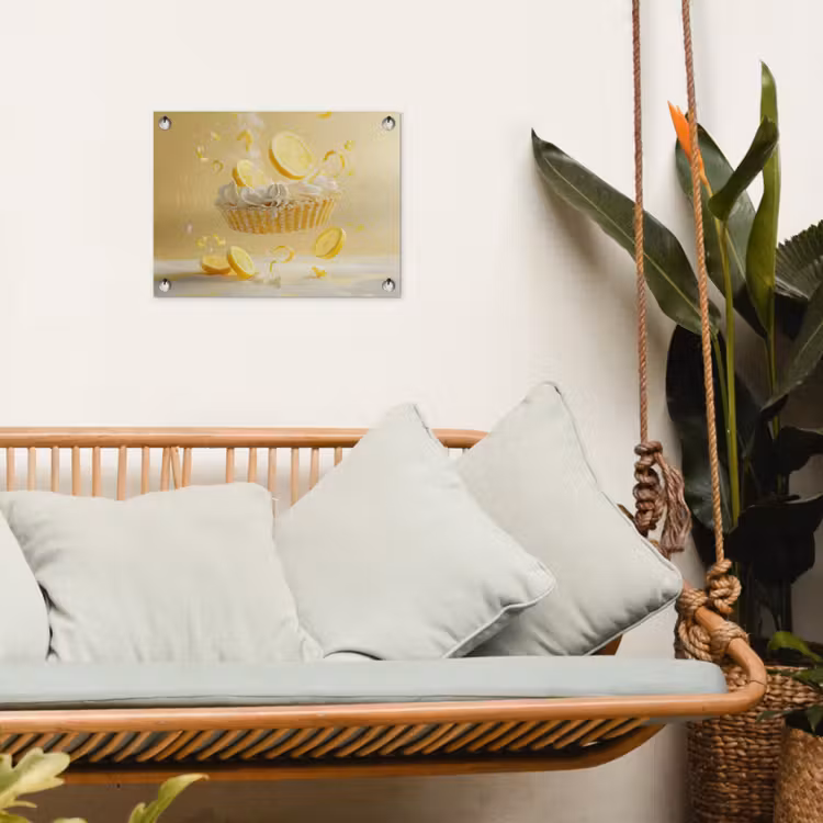 Tuinposter - Citroen - Taart - Eten - Geel — 4