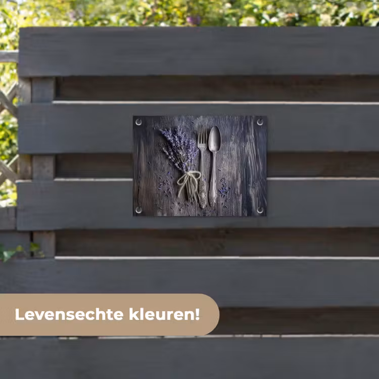 Tuinposter - Lavendel - Lepel - Vork — 6