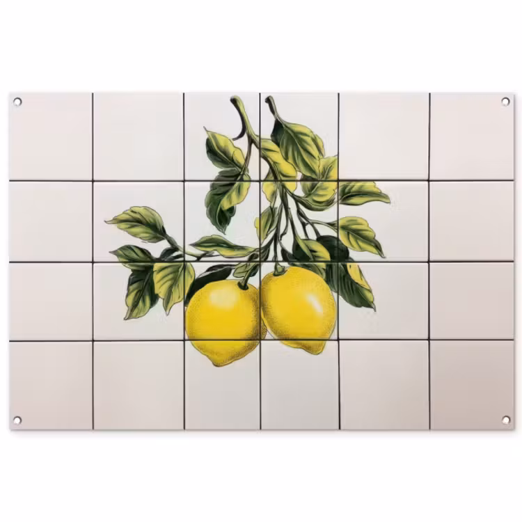 Tuinposter - Citroen - Decoratie - Keramiek - Takken — 1