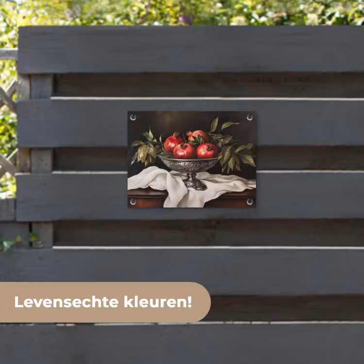 Tuinposter - Granaatappels - Klassiek - Vintage — 6