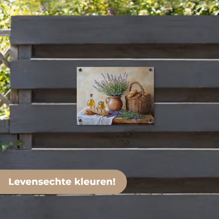 Tuinposter - Lavendel - Brood - Stilleven — 6