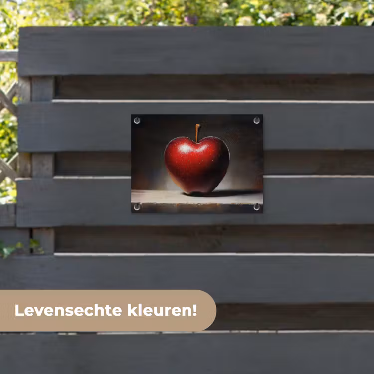 Tuinposter - Apple - Hart - Rood — 6