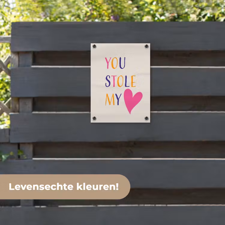 Tuinposter - Hart - Valentijn - Tekst — 6