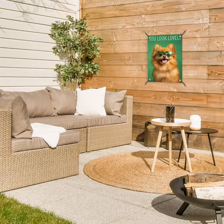 Tuinposter - Hond - Zonnebril - Valentijn - Love — 2