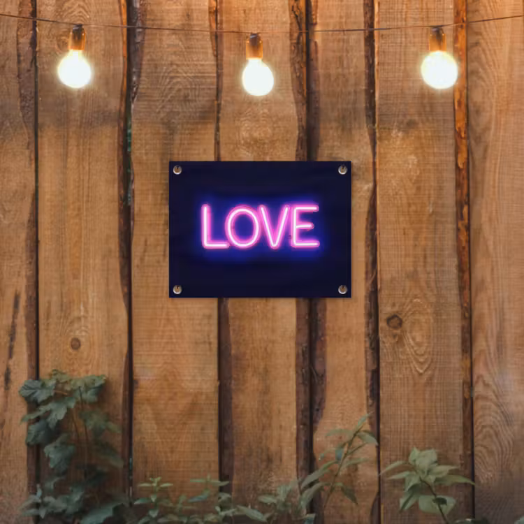 Tuinposter - Neon - Love - Valentijn — 3