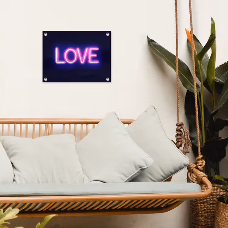 Tuinposter - Neon - Love - Valentijn — 4