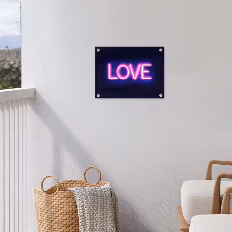 Tuinposter - Neon - Love - Valentijn — 5