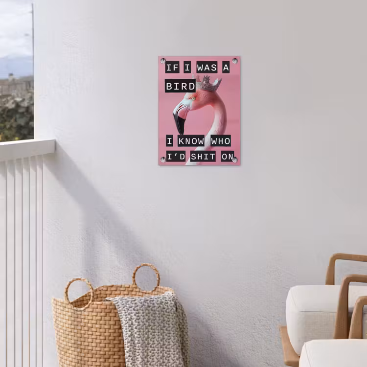 Tuinposter - Flamingo - Roze - Vogel - Decoratie — 5
